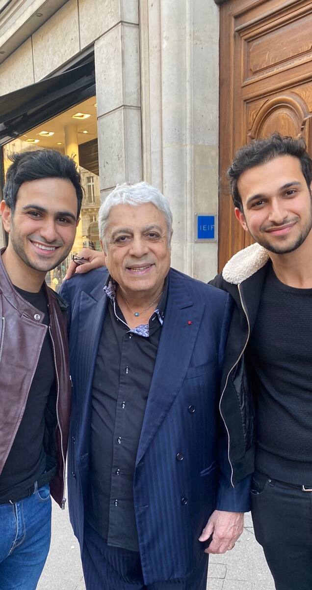 Avec Enrico Macias
